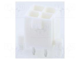 Connector: wire-board | socket | male | PIN: 4 | Mini-Fit Jr | straight