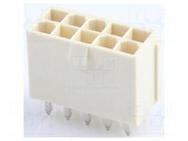Connector: wire-board | socket | male | PIN: 10 | Mini-Fit Jr | straight