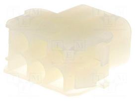 Connector: wire-wire | plug | male/female | PIN: 6 | MLX | straight | 2x3