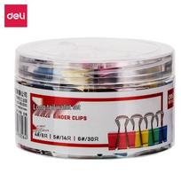 Deli 8520 Colorful Metal Binder Clips Set