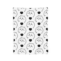 Chiikawas Heart Love Hachiware Usagi Blanket Fleece Spring Autumn Super Soft Throw Blanket for Sofa Bedroom Bedding Throws Size: 75*100cm, Weight: 230 GSM