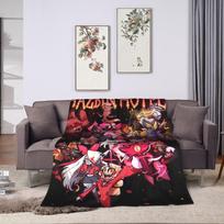 Vox Hazbins Hotels Anime Blankets Flannel Autumn Multi-function Super Warm Throw Blankets for Bedding Outdoor Bedding Throws Size: 75*100cm, Weight: 230 GSM