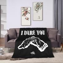 Dead by Daylight Blanket Coral Fleece Plush Autumn Horror Multi-function Warm Throw Blanket for Sofa Outdoor Bedding Throws Size: 75*100cm, Weight: 230 GSM