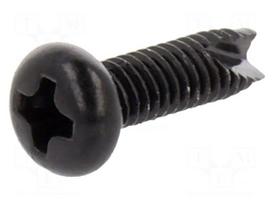 Screw for D-Sub connectors | straight | Enclos.mat: steel | B