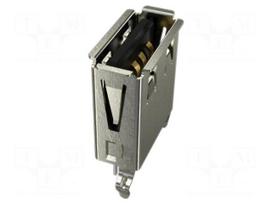 Connector: USB A | THT | PIN: 4 | straight | shielded | USB 2.0 | 1A