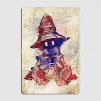 Vivi Ff9 Metal Sign Wall Cave Wall Vintage Plaques Tin Sign Posters 20X30CM