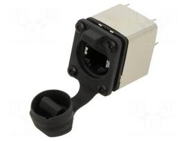 Connector: RJ45 | socket | data transfer | Cat 5e | shielded | 8p8c