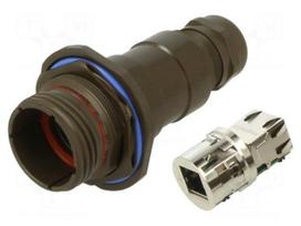 Connector: RJ45 | socket | data transfer | RJF | PIN: 8 | Cat 5e | 8p8c