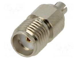 Adapter | Insulation: PTFE | 50Ω | beryllium copper,brass | 6GHz | SMA