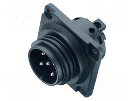 Connector: circular | 125V | 3A | PIN: 24 | socket | male | soldering | IP65