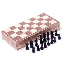 Factory Price 30x30cm Wooden International Chess Set Foldable Board Travel Games Chess Other Game Accessories 30x30cm ruda