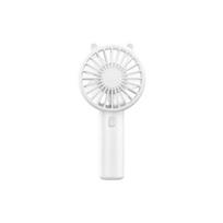 Nešiojamas rankinis ventiliatorius mažas aušinimo ventiliatorius USB įkraunamas blakstienų nutildymo aušintuvas rankinis ventiliatorius mini USB įkraunamas stalas USB charging model balta
