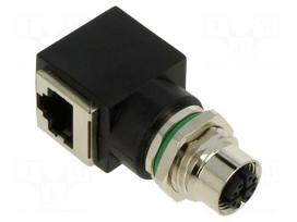 Connector: M12 | EPIC® DATA M12X8FS-90-RJ45FS