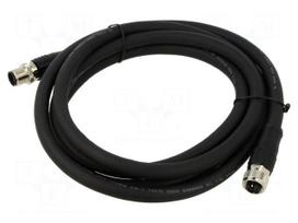 Cable: for sensors | EPIC® POWER M12LM4S-M12LF4S-PVC2.5-2