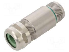 Enclosure for connectors: M23 | for cable | external thread
