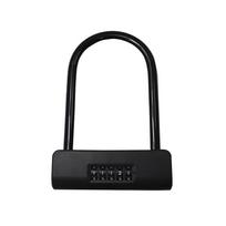 SENDE U Type Anti Theft Security Coded Lock 4 Digit Combination LOCK Motorcycle Electric Bicycle Lock BIKE Accessories (Black,U Lock) juoda