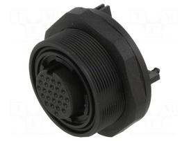 Connector: circular | socket | female | PIN: 25 | 1A | 50V | IP68,IP69K