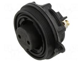 Connector: circular | socket | female | PIN: 2 | 12A | 277V | IP68,IP69K