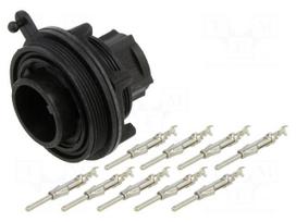 Connector: circular | socket | male | PIN: 9 | 5A | 150V | IP68,IP69K
