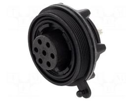 Connector: circular | socket | female | PIN: 7 | 5A | 277V | IP68,IP69K