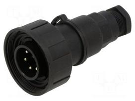 Connector: circular | plug | male | PIN: 6 | 5A | 277V | IP68,IP69K | 7÷9mm