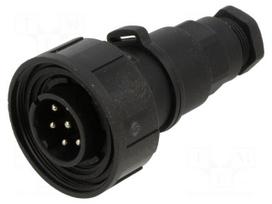 Connector: circular | plug | male | PIN: 7 | 5A | 277V | IP68,IP69K | 6÷8mm