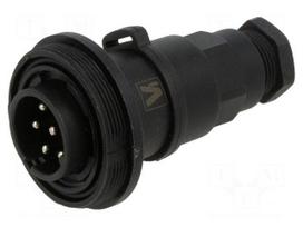 Connector: circular | plug | male | PIN: 7 | 5A | 277V | IP68,IP69K | 6÷8mm