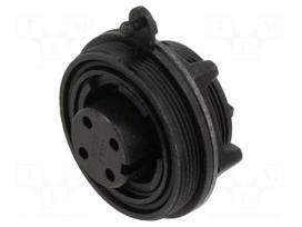 Connector: circular | socket | female | PIN: 4 | 10A | 277V | IP68,IP69K