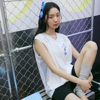 Rap [Kovo] 25~26 Woori Card Sleeveless T-Shirt Ar7Gt709 Blue/Ff