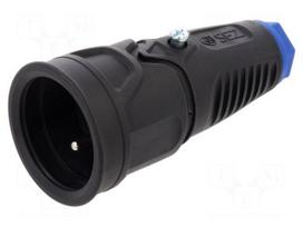 Connector: AC supply | socket | female | 16A | 250VAC | IP20 | PIN: 3