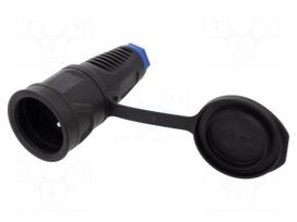 Connector: AC supply | socket | female | 16A | 250VAC | IP20 | PIN: 3