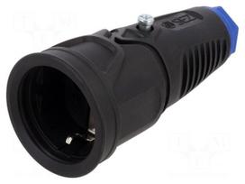 Connector: AC supply | socket | female | 16A | 250VAC | IP20 | PIN: 3