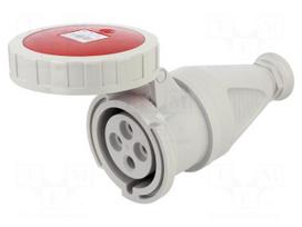 Connector: AC supply 3-phase | plug | female | 32A | 400VAC | IEC 60309