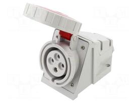 Connector: AC supply 3-phase | socket | female | 32A | 400VAC | IP67