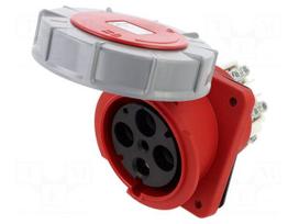 Connector: AC supply 3-phase | socket | female | 125A | 400VAC | IP67