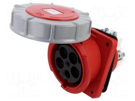 Connector: AC supply 3-phase | socket | female | 125A | 400VAC | IP67