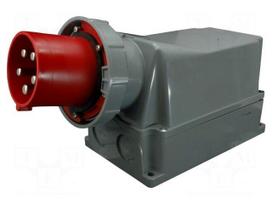Connector: AC supply 3-phase | socket | male | 125A | 400VAC | IP67