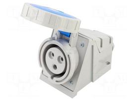 Connector: AC supply 3-phase | socket | female | 32A | 230VAC | IP67