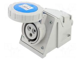Connector: AC supply 3-phase | socket | female | 16A | 230VAC | IP67