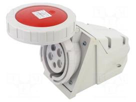 Connector: AC supply 3-phase | socket | female | 32A | 400VAC | IP67
