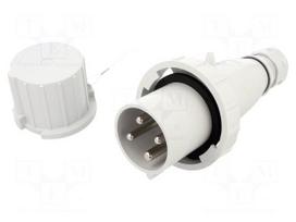 Connector: AC supply 3-phase | plug | male | 63A | 400VAC | IEC 60309