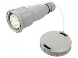 Connector: AC supply 3-phase | plug | female | 63A | 400VAC | IEC 60309