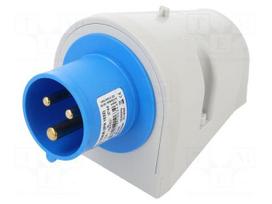 Connector: AC supply 3-phase | socket | male | 16A | 230VAC | IEC 60309