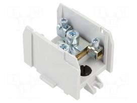 Splice terminal: distribution block | 232A | screw terminal | grey