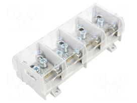Splice terminal: distribution block | 232A | with cover | grey