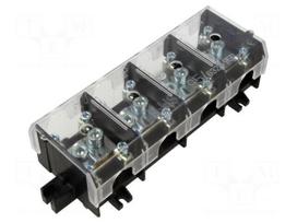 Splice terminal: distribution block | 232A | with cover | black