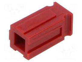 Protection cap | mounting holes | red | Powerpole® PP15/45 | 16.6mm