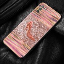 Dėklas, skirtas Xiaomi Poco X3 Nfc X3 M3 Pro X3 F3 Gt F1 Dangtis, skirtas Mi 11t 10t Pro 9t 11 Note 10lite Civi Rose Pink Purple Bling Pattern For Poco X3 NFC