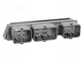 Connector: automotive | angle plug | male | PIN: 112 | for cable | THT