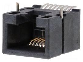 Connector: RJ45 | socket | PIN: 8 | angled 90° | SMT | gold-plated | 8p8c